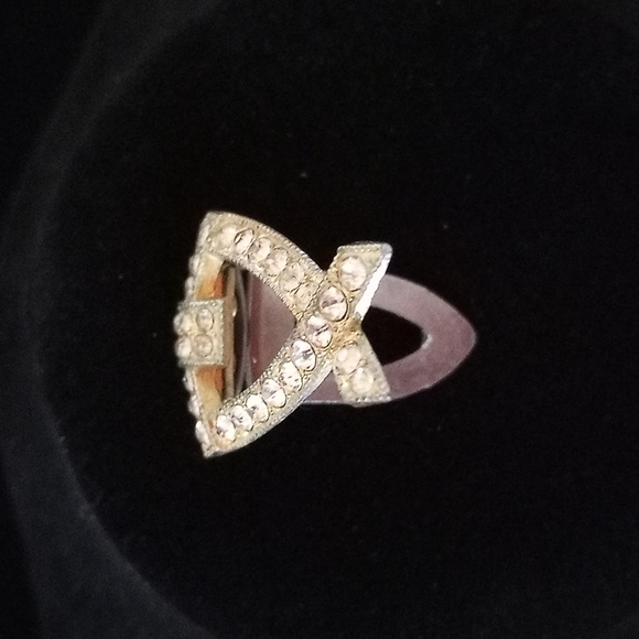 Vintage Rhinestone Scarf and Fur Clip - Picture 3 of 5